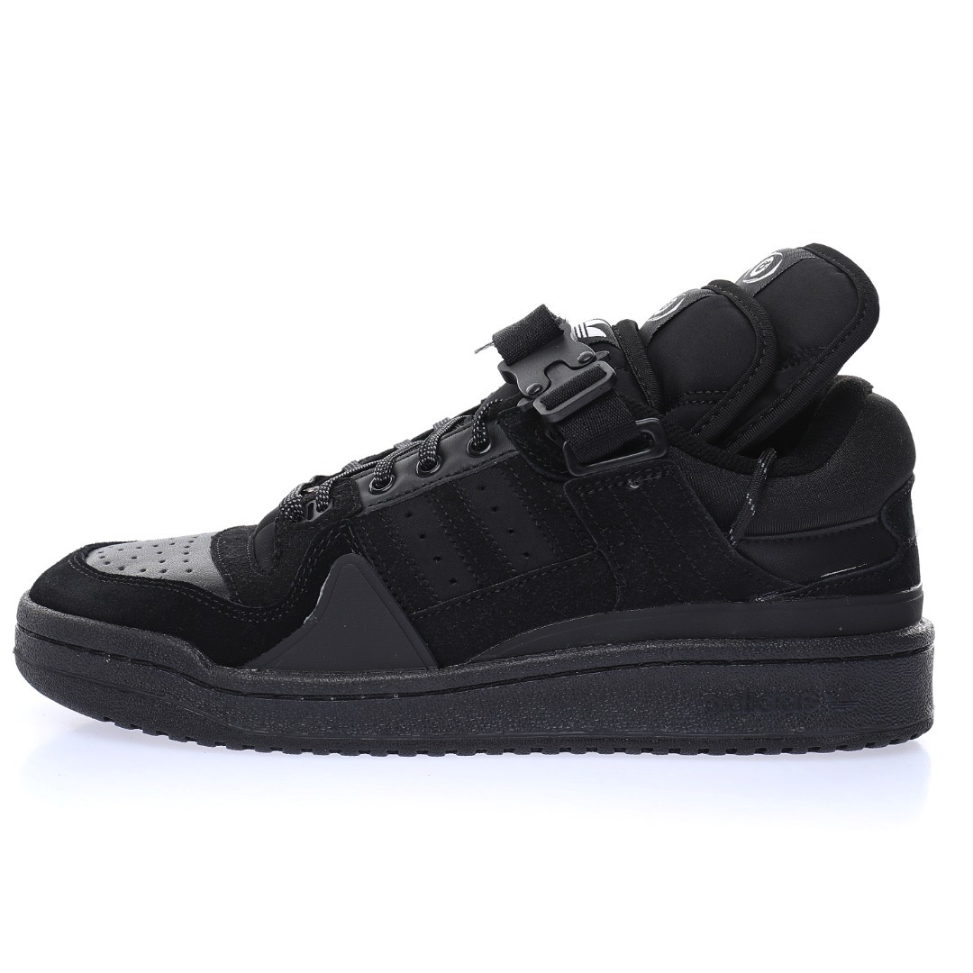 Alternative view of Bad Bunny x Adidas Forum "Triple Black"
