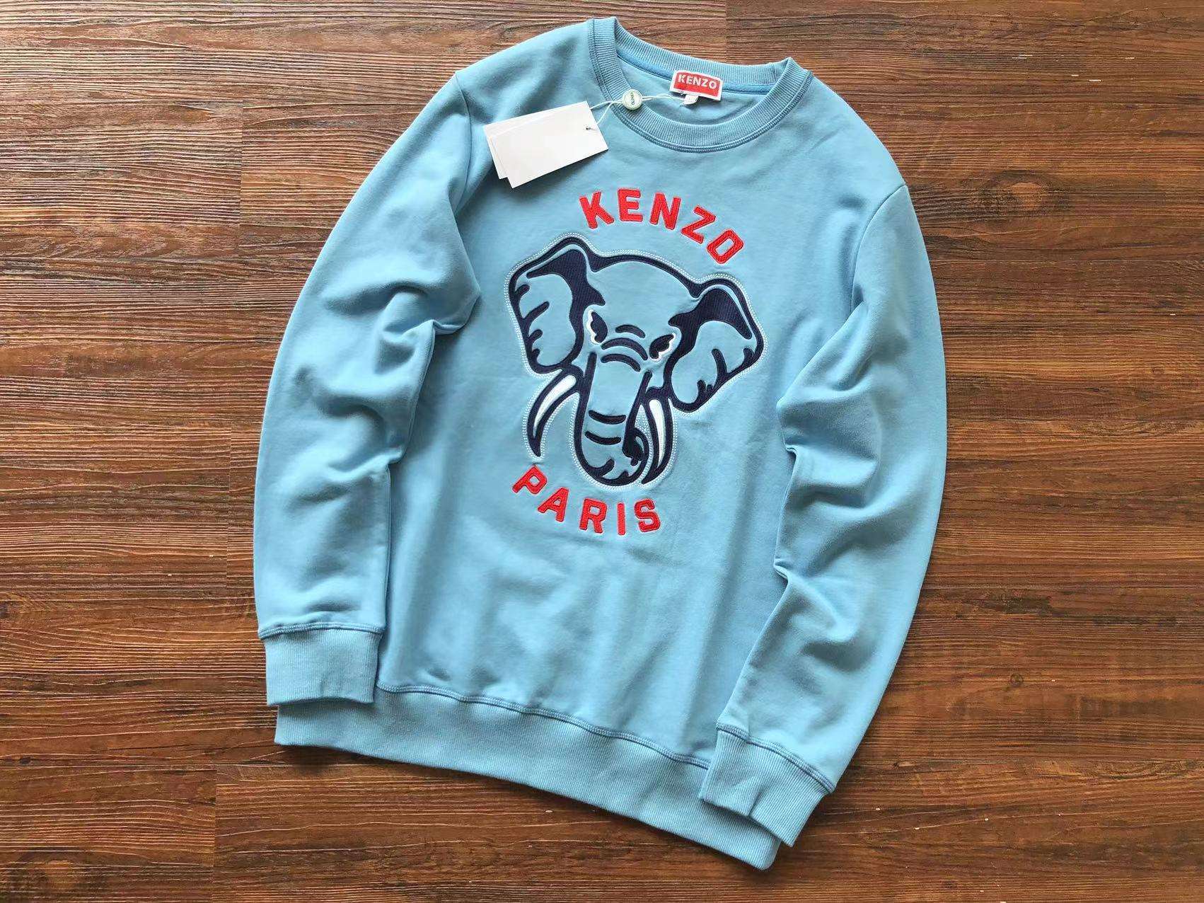 Sudadera sin Capucha Azul Kenzo
