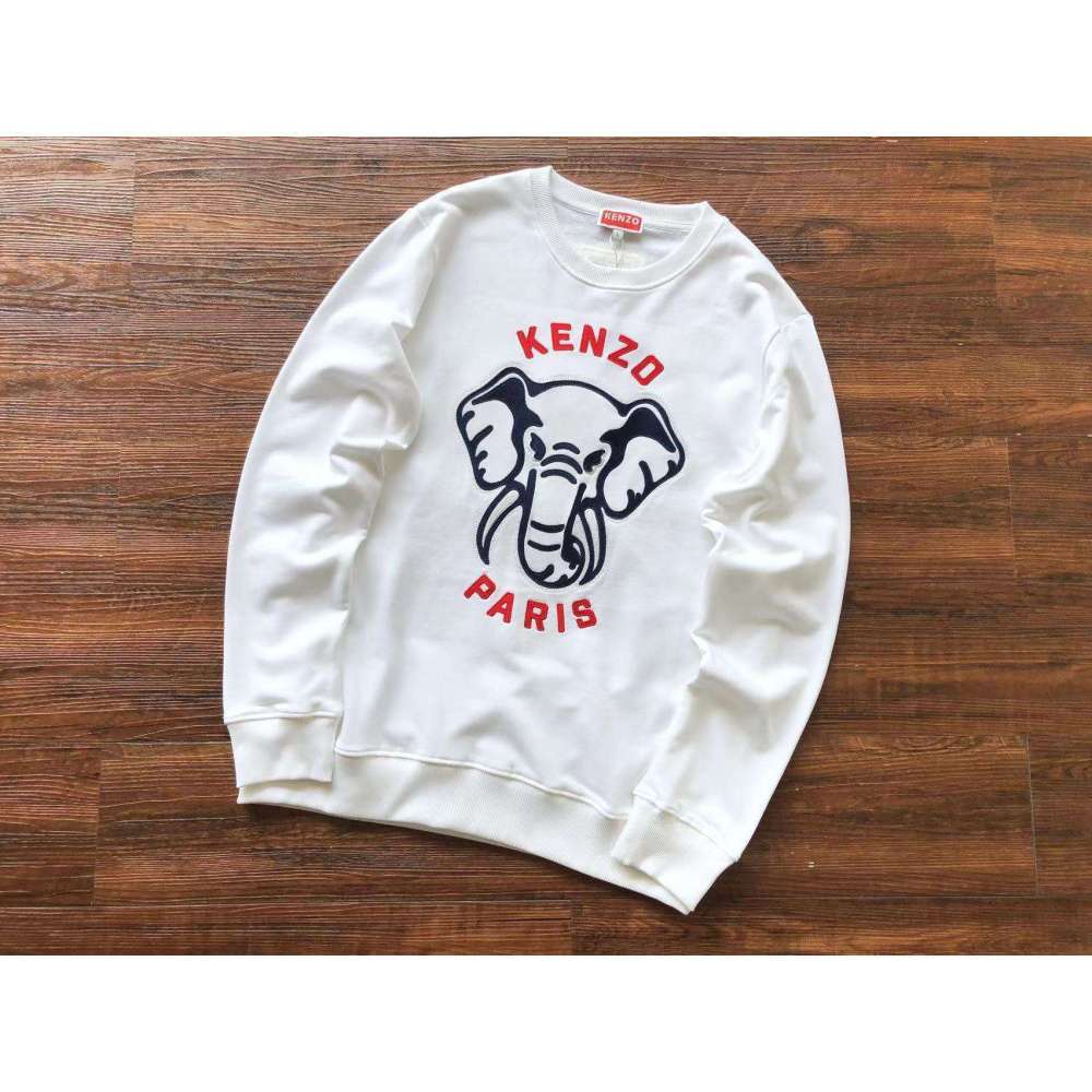 Sudadera sin Capucha Kenzo Paris Blanca