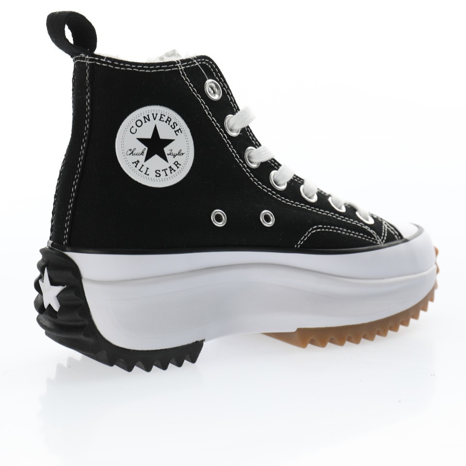 Alternative view of Converse Chuck Run Star Hike Hi"Black/White Plush"