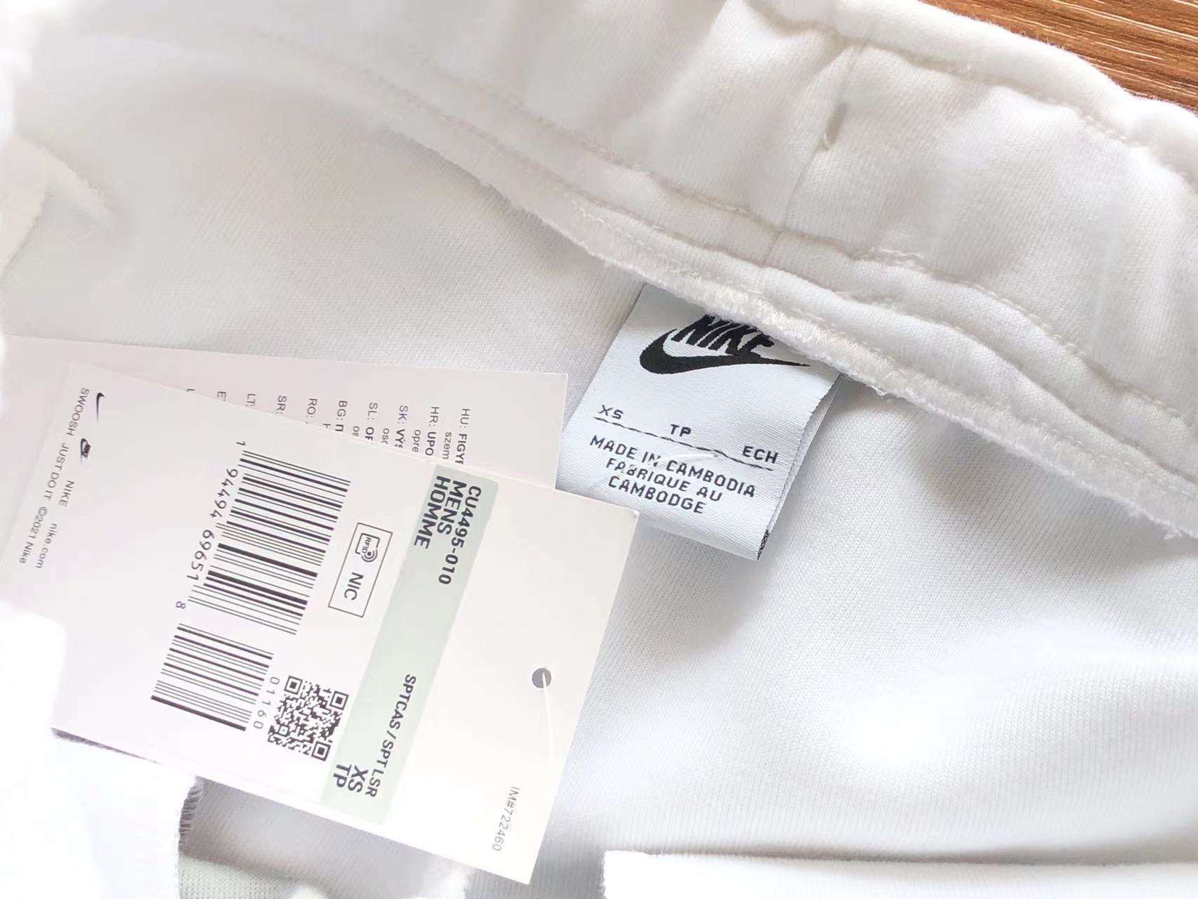 Chándal Nike Tech Fleece - Gris y Blanco - Imagen 15