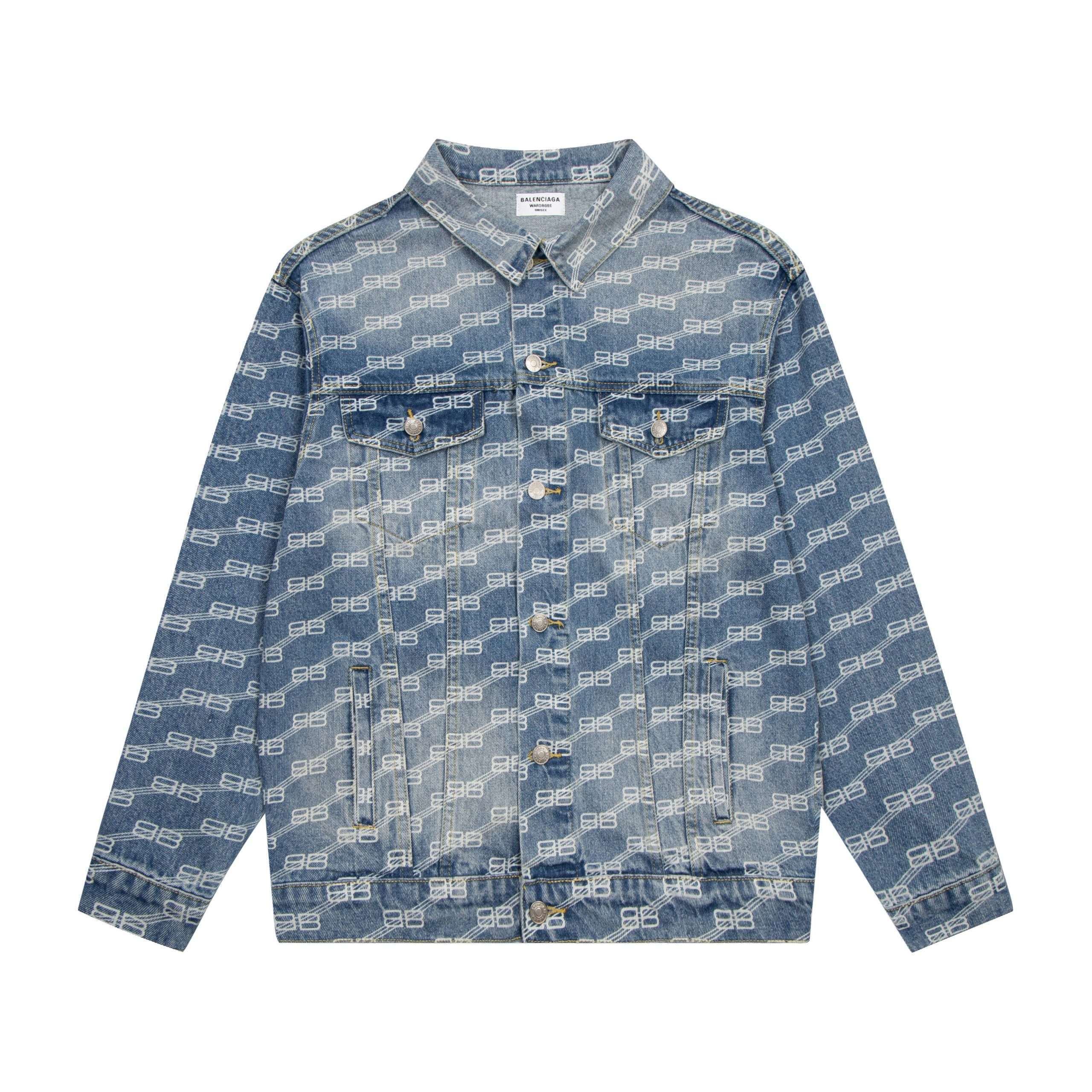 Chaqueta Vaquera Balenciaga Monograma BB - SS23 - Imagen 2