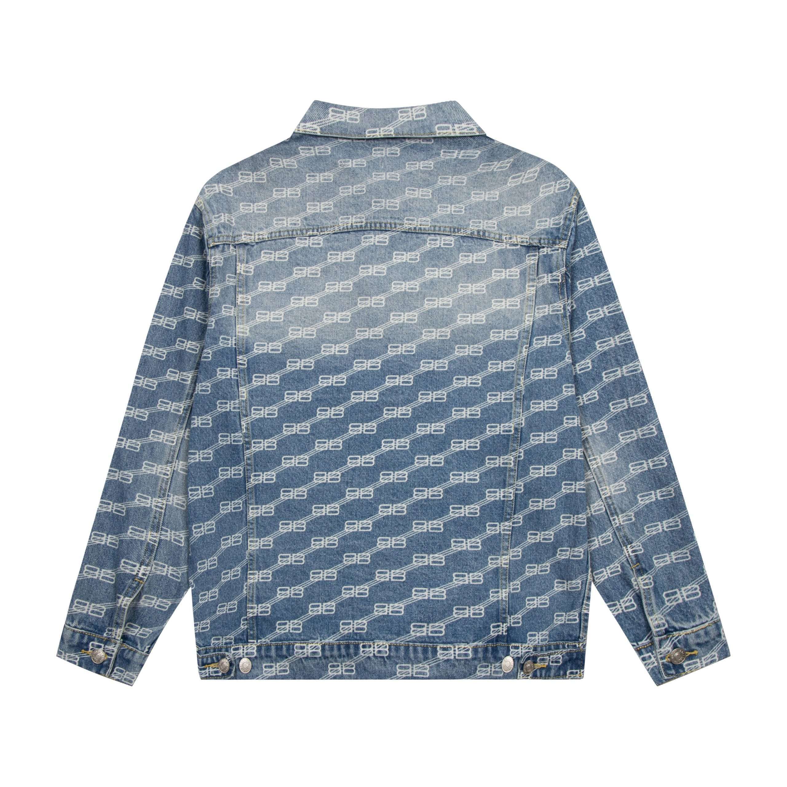 Chaqueta Vaquera Balenciaga Monograma BB - SS23 - Imagen 3