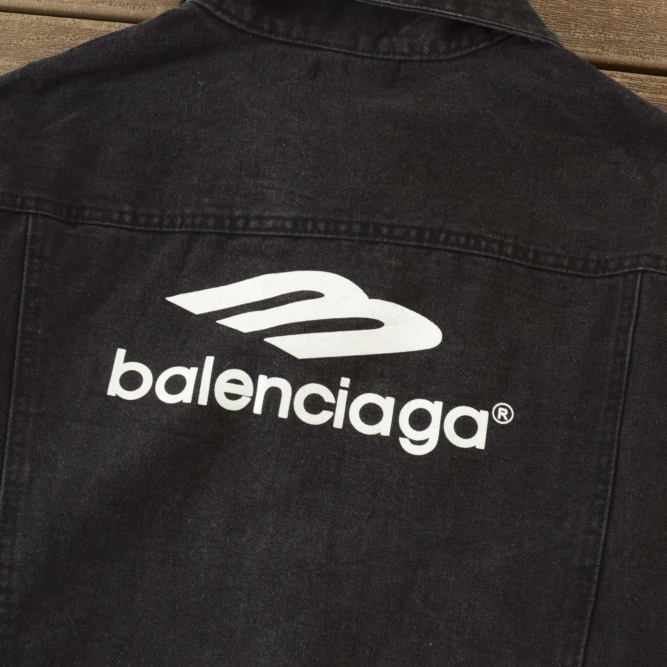 Chaqueta Vaquera Negra Balenciaga - SS23 - Imagen 9