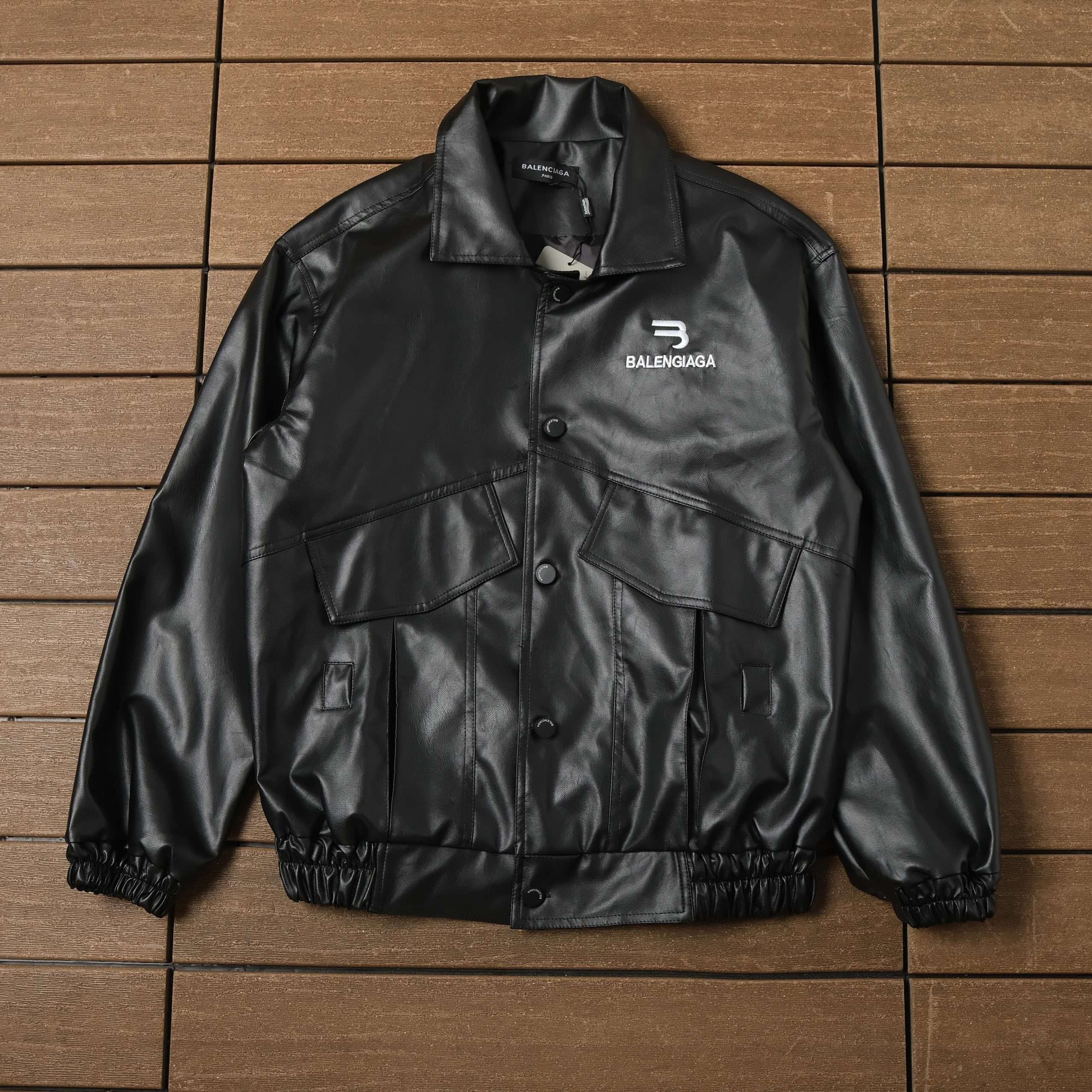 Alternative view of Chaqueta de Cuero Balenciaga