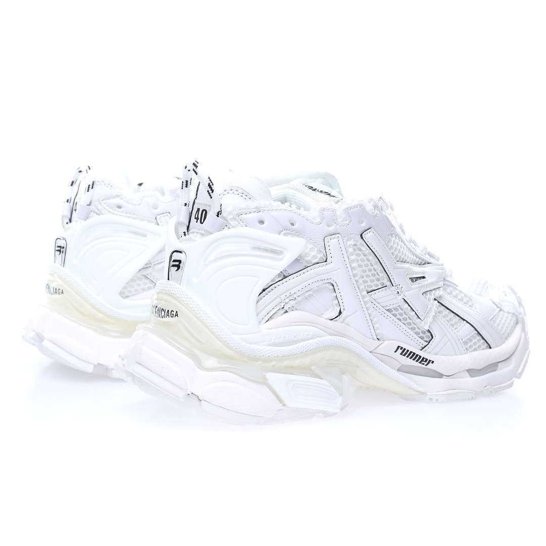 Alternative view of Balenciaga Runner Sneaker "White and Black"
