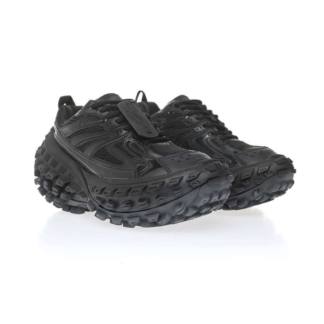 Alternative view of Balenciaga Defender Rubber Platform "All Black"