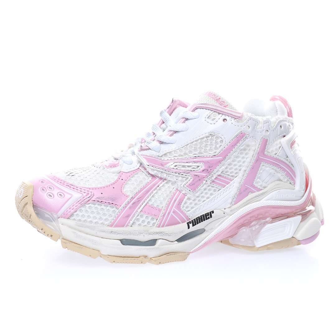 Alternative view of Balenciaga Runner Sneaker "White/Pink"