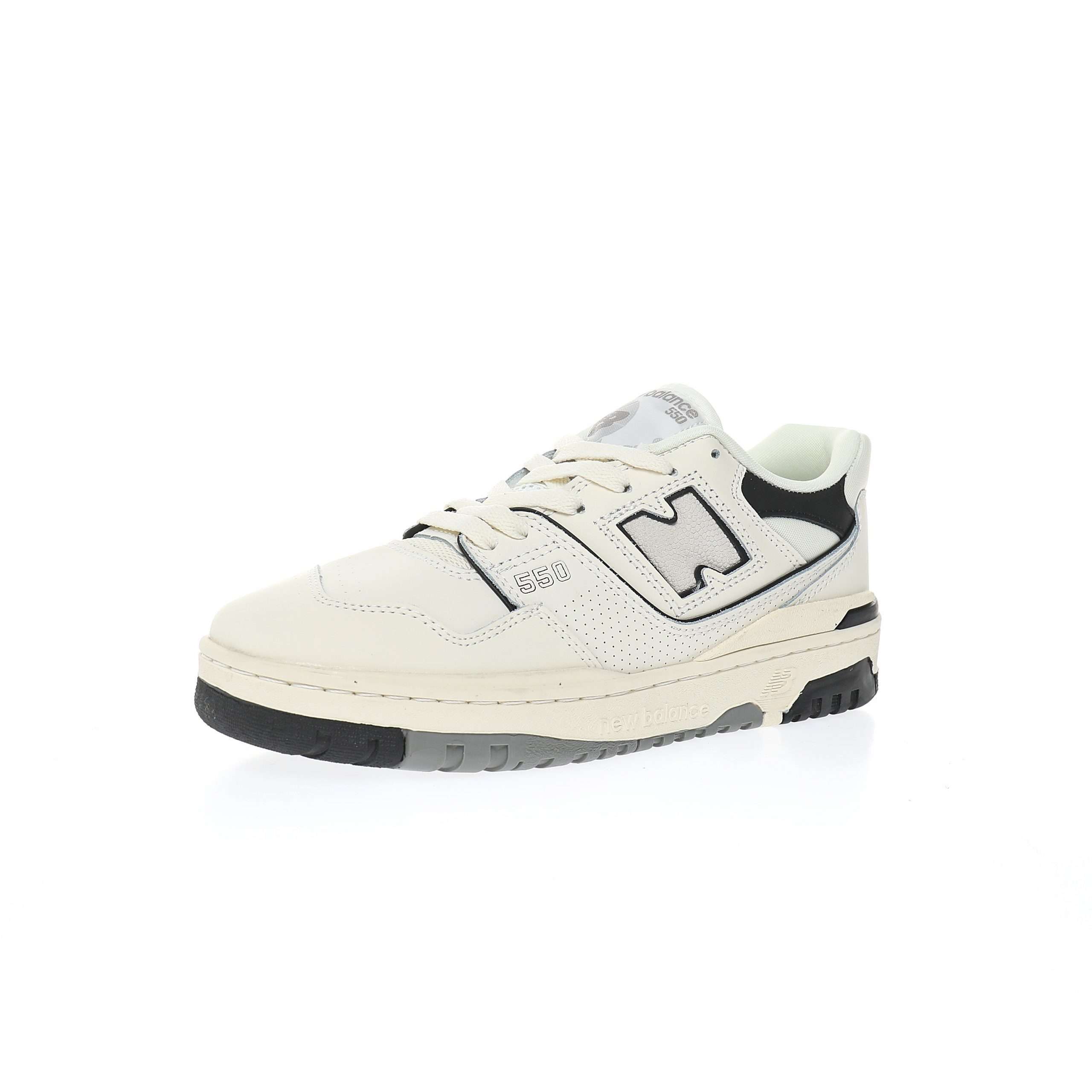 Alternative view of New Balance BB550 "Leather Beige Black Gray"