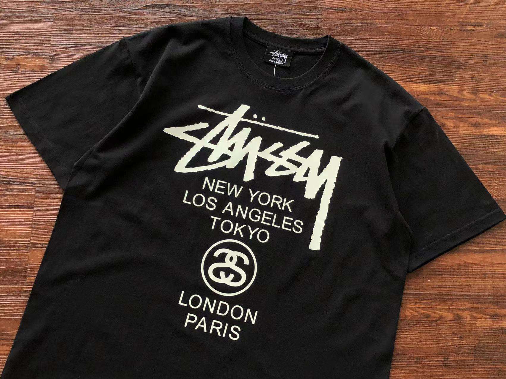 Alternative view of Camiseta Stussy - SS Curve