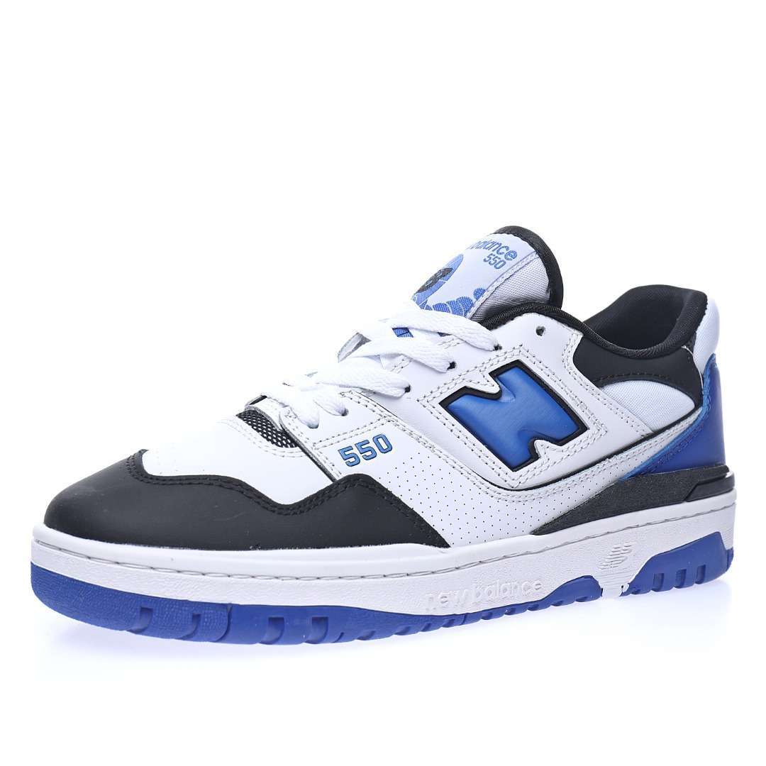Alternative view of New Balance BB550 "White Black Royal Blue"