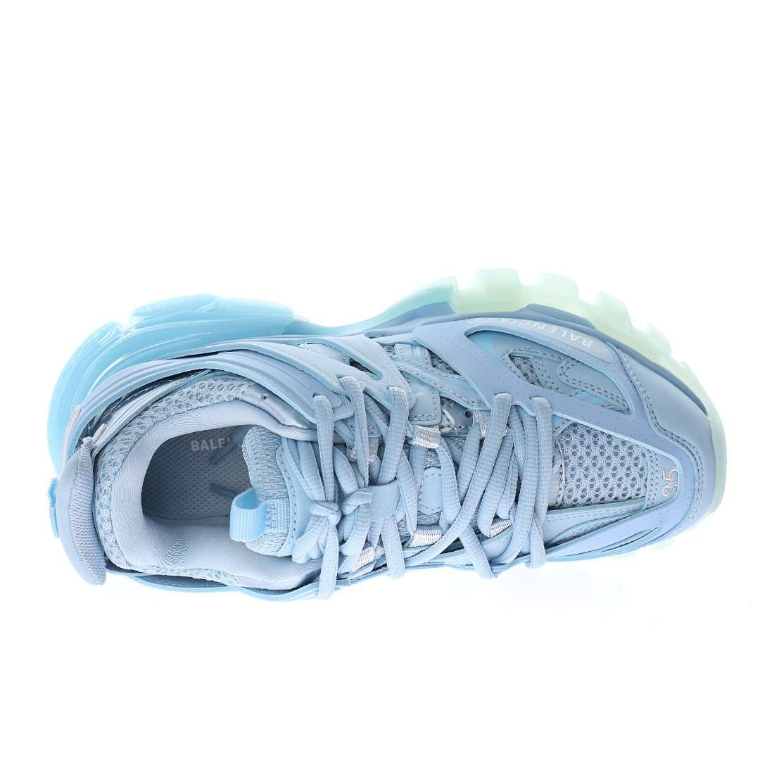 Alternative view of Balenciaga Track Trainers 3.0 "Light Blue and White"