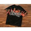 Camiseta Palm Angels Llamas Negra
