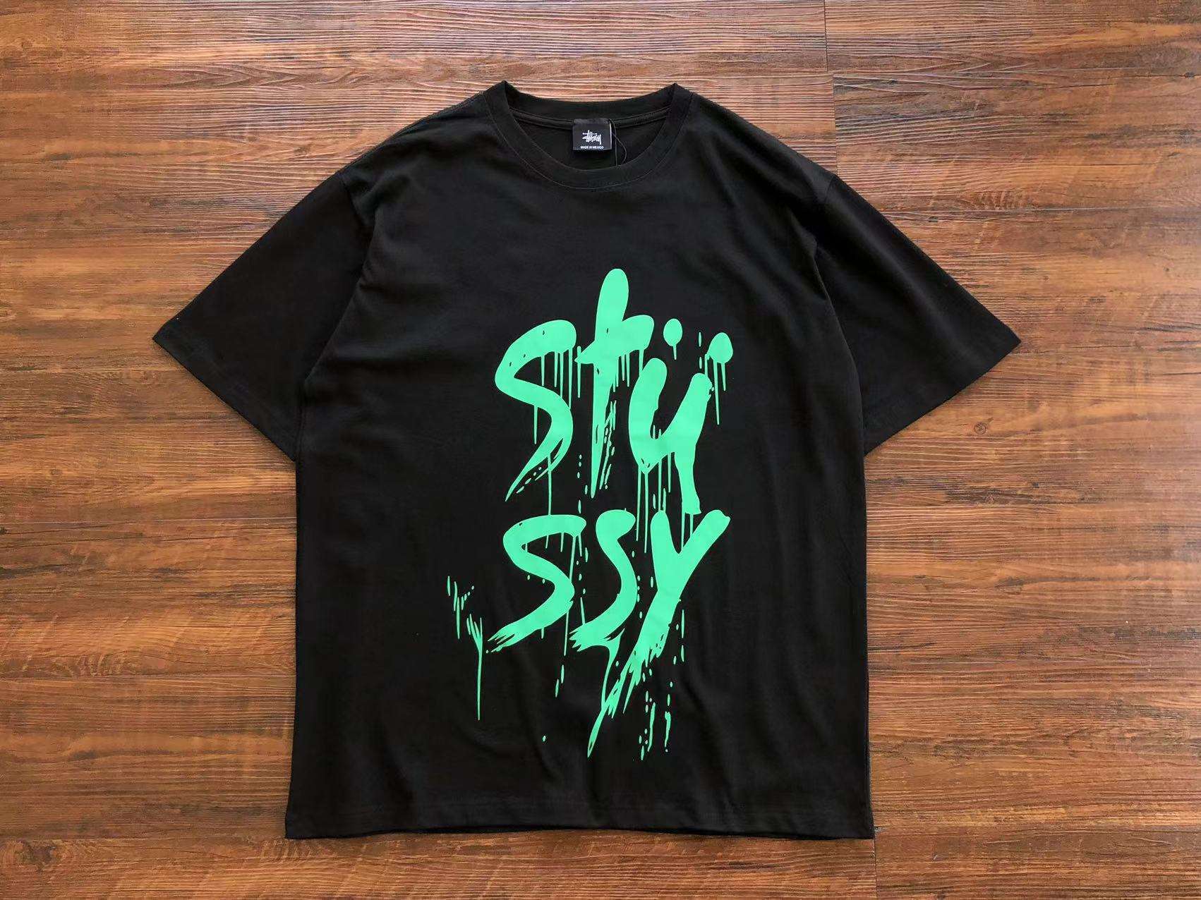 Alternative view of Camiseta Stussy Estampado Verde