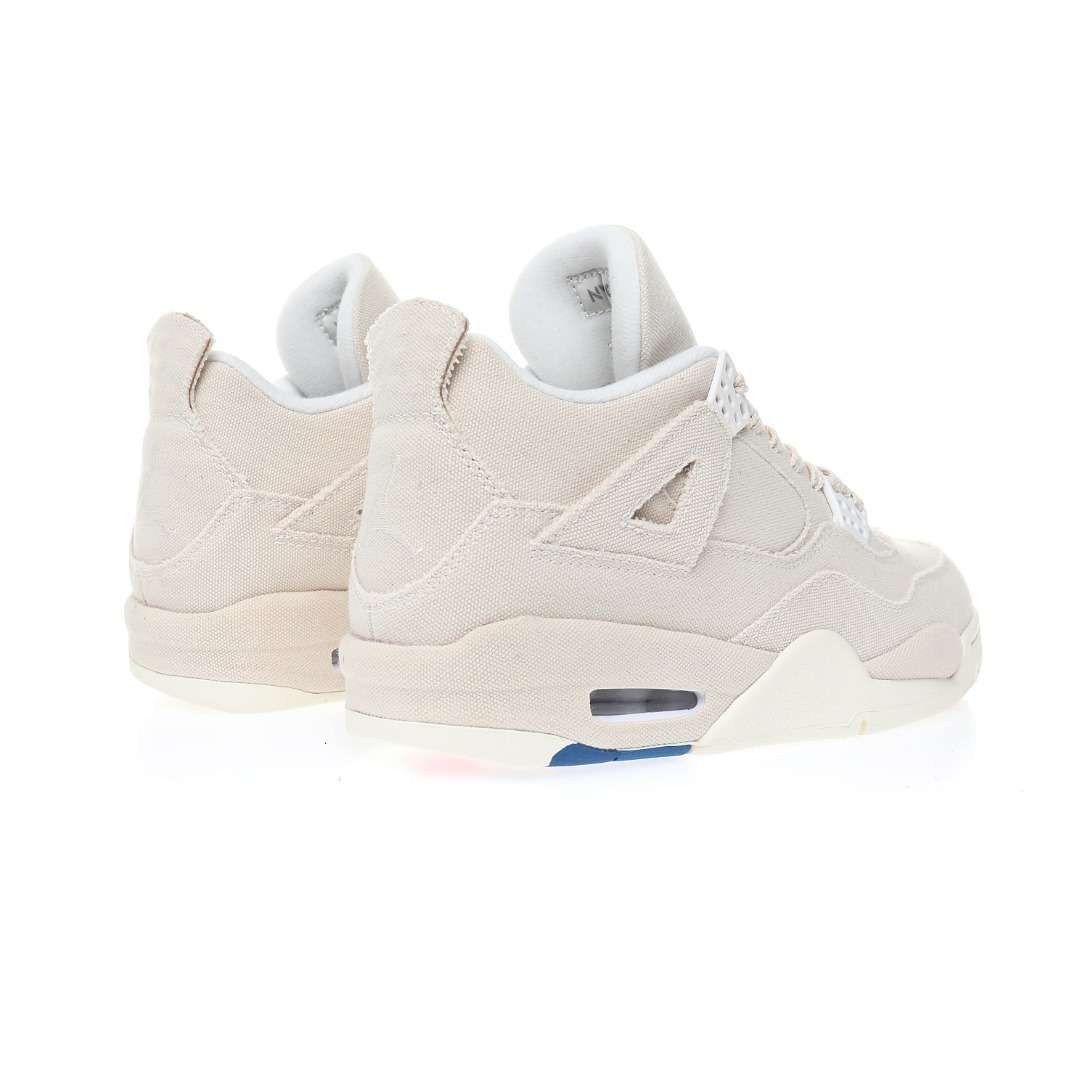 Jordan 4 Retro: Canvas, Sail & Cement Grey - Imagen 7