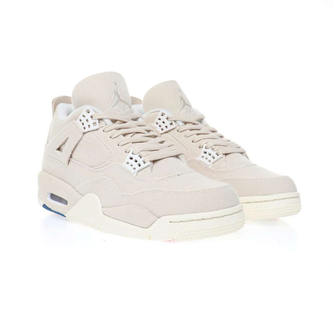 Jordan 4 Retro: Canvas, Sail & Cement Grey - Imagen 6