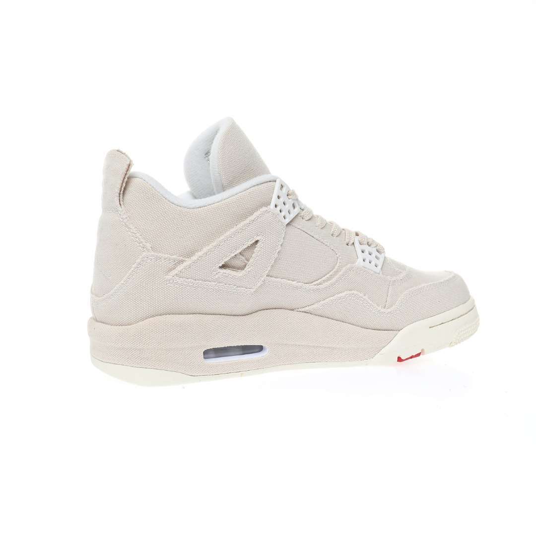Jordan 4 Retro: Canvas, Sail & Cement Grey - Imagen 3
