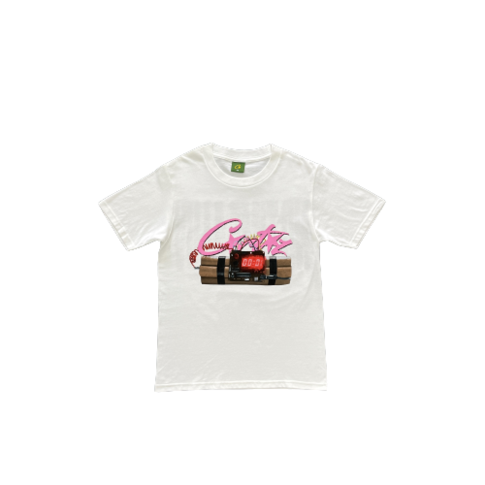 Camiseta Corteiz Pink & White