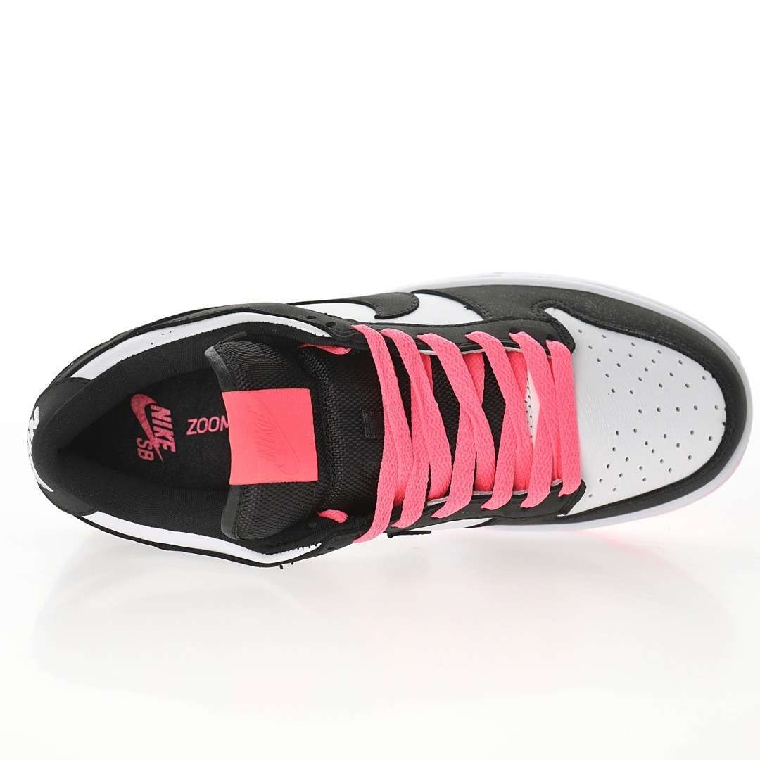 Nike SB Dunk Low"Black/White/Pink" - Imagen 4