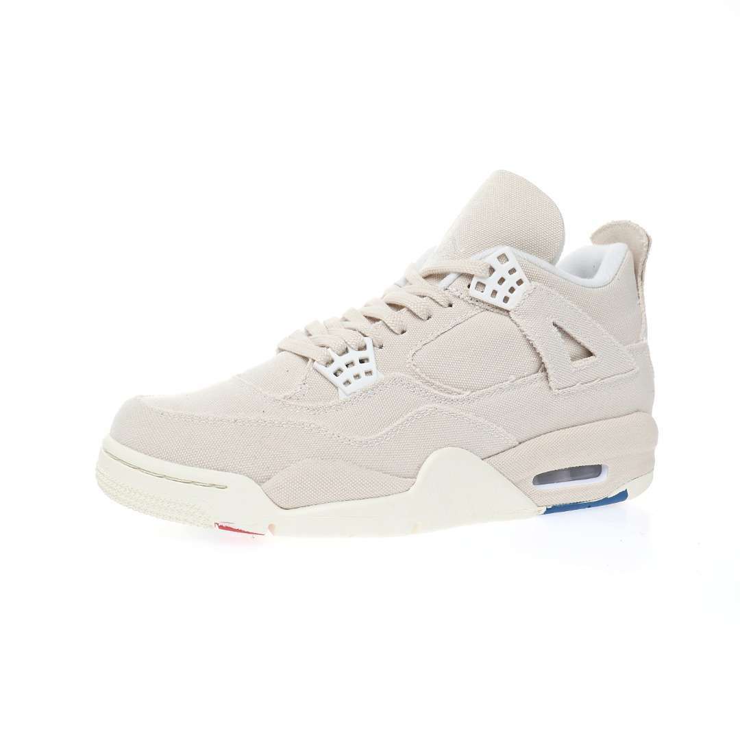 Alternative view of Jordan 4 Retro: Canvas, Sail & Cement Grey