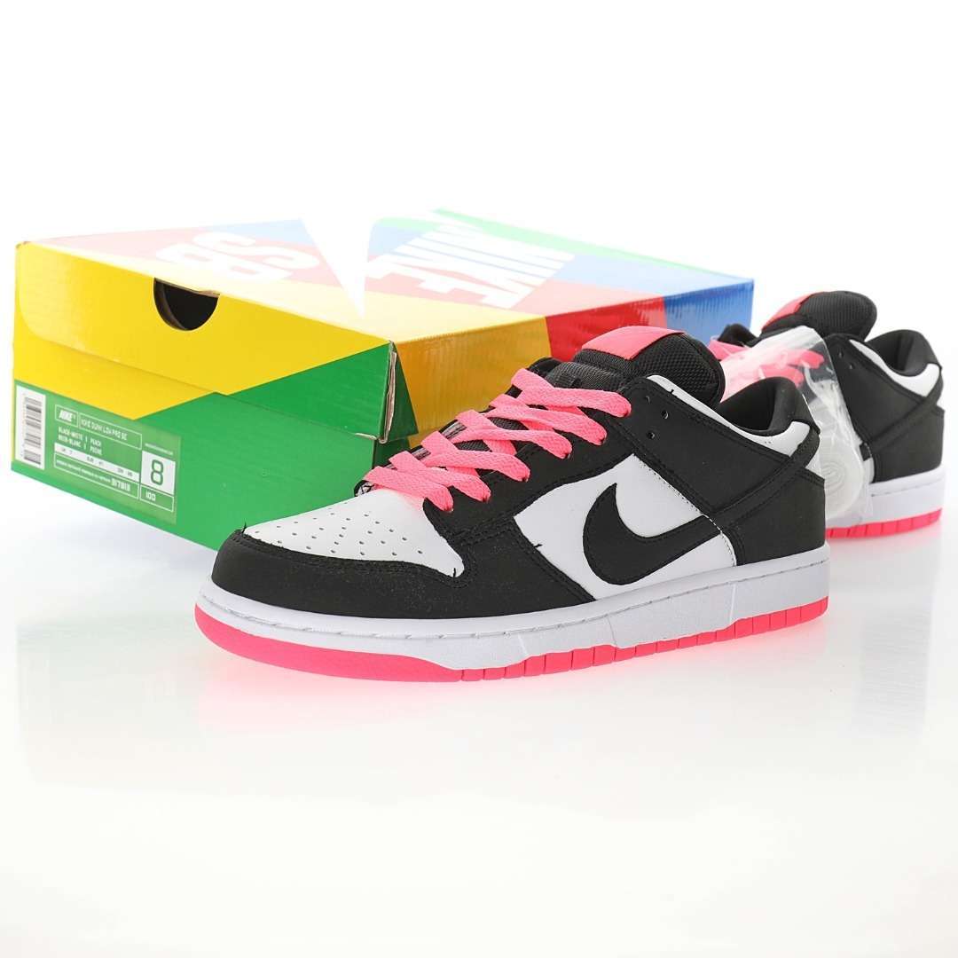 Nike SB Dunk Low"Black/White/Pink" - Imagen 9