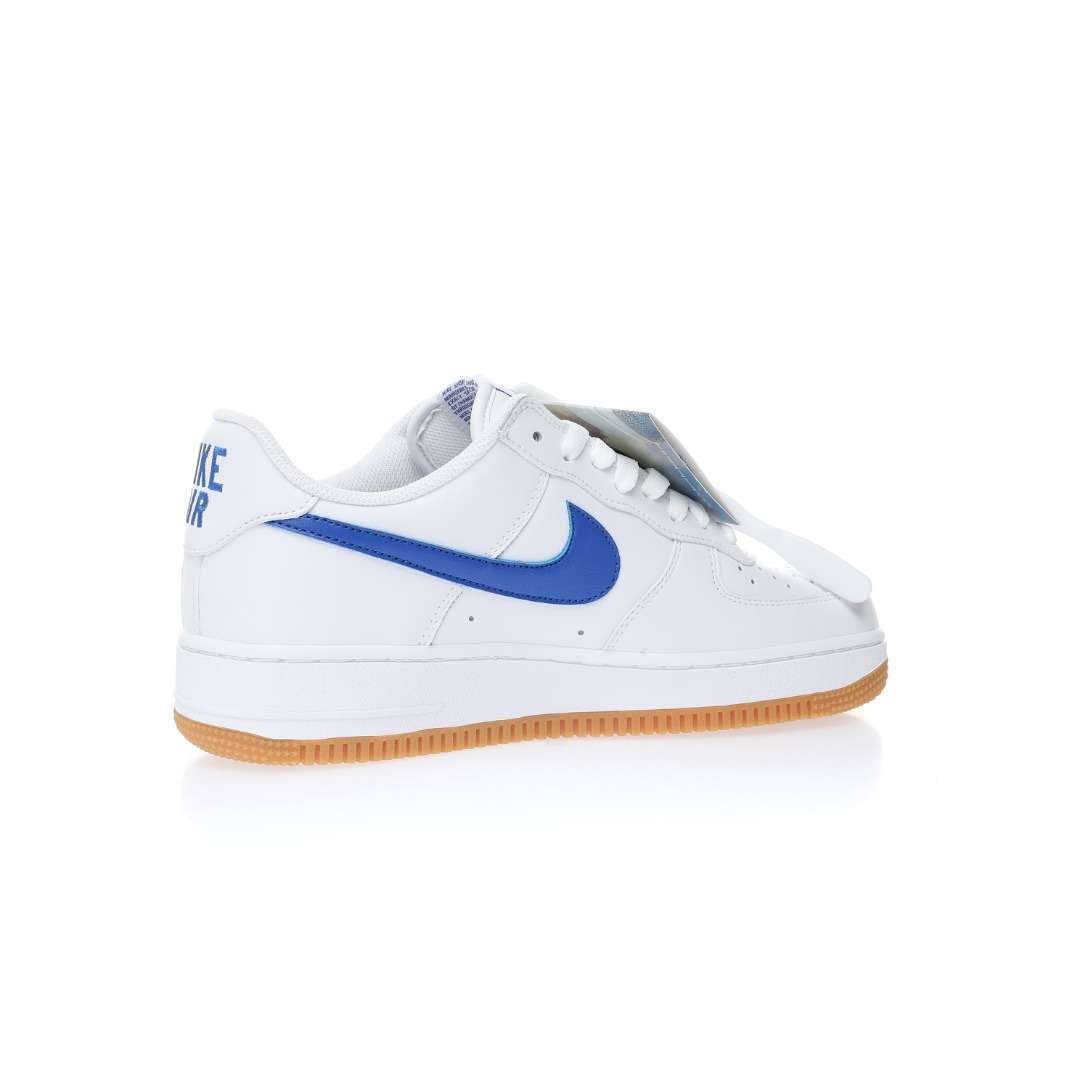 Nike Air Force 1’07 Low"White/Blue/Gum" - Imagen 7