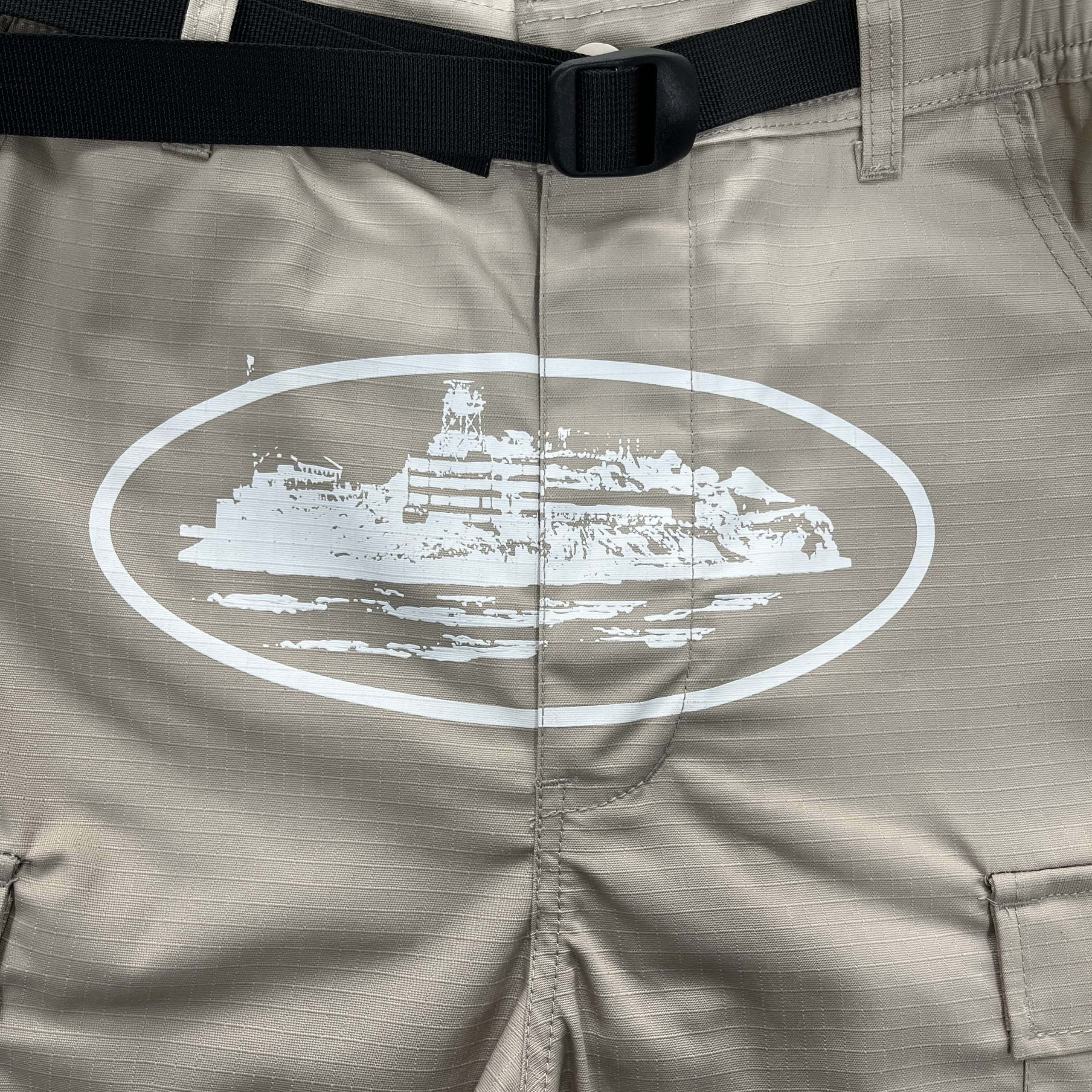 Pantalón Corto Corteiz Beige Summer Season 2023 - Imagen 19