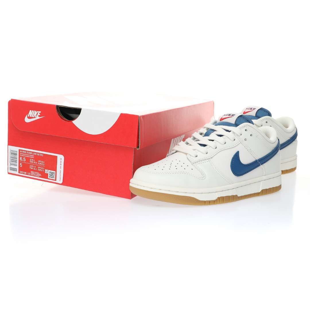 Nike SB Dunk Low "White/Blue" - Imagen 7