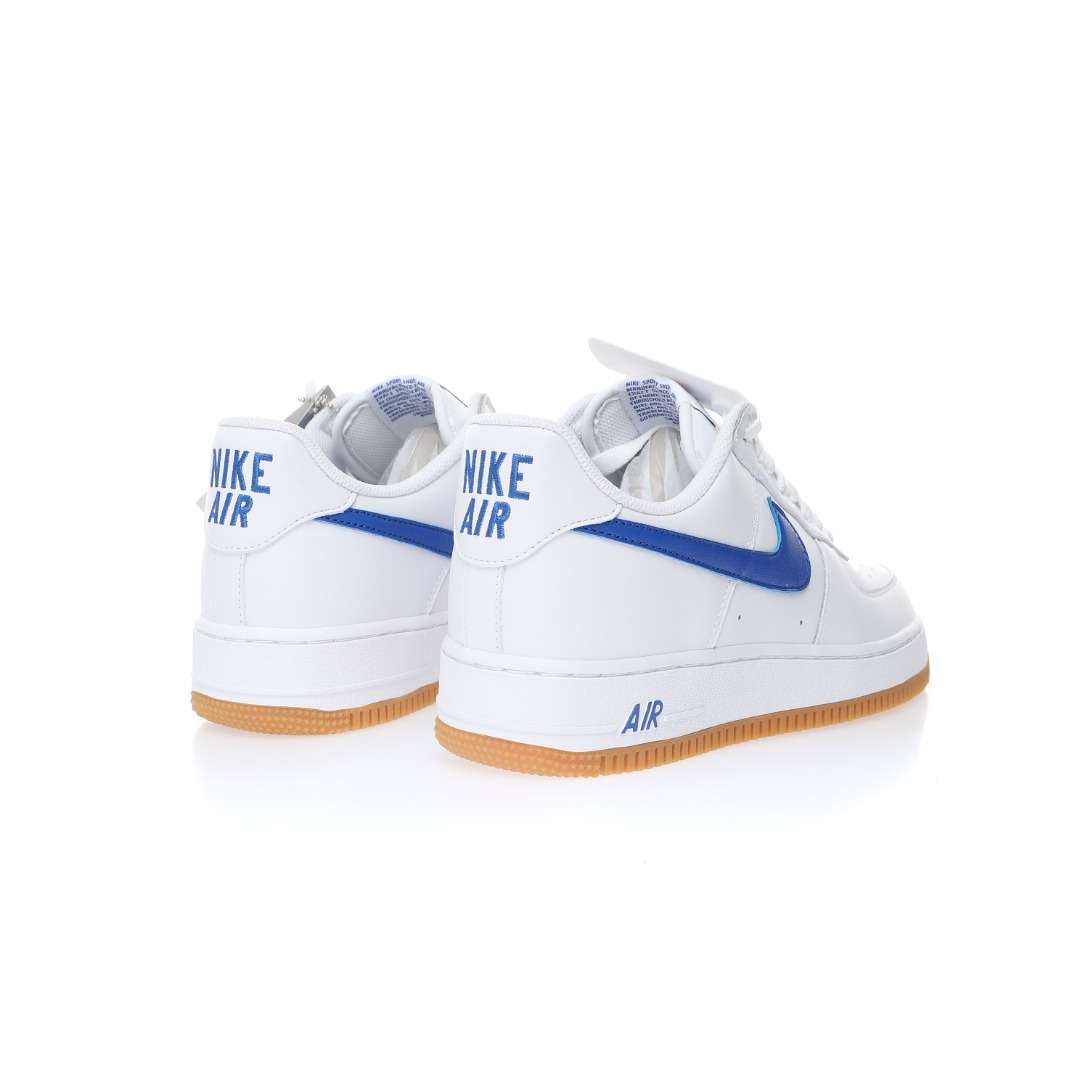 Nike Air Force 1’07 Low"White/Blue/Gum" - Imagen 4