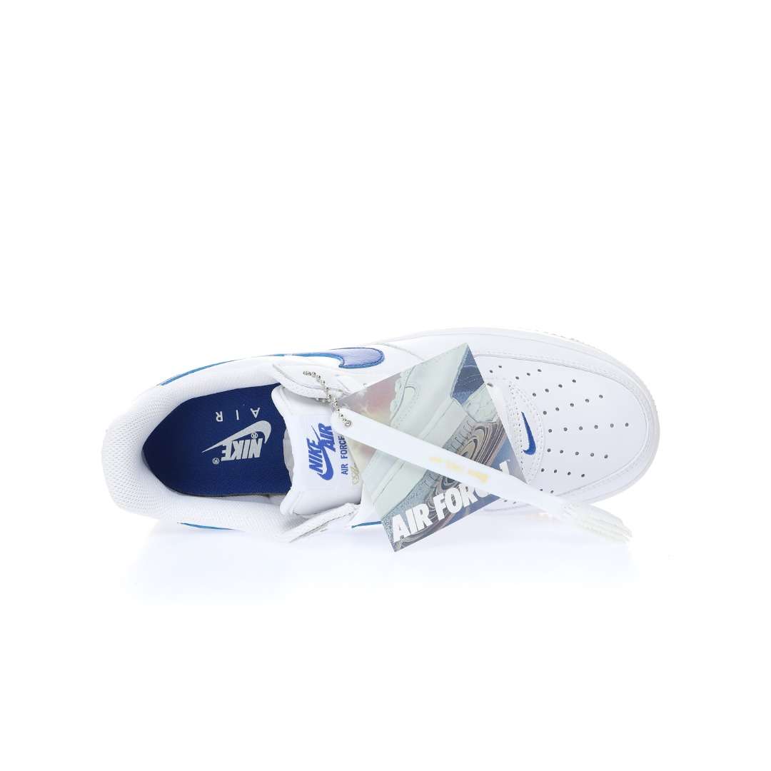 Nike Air Force 1’07 Low"White/Blue/Gum" - Imagen 3