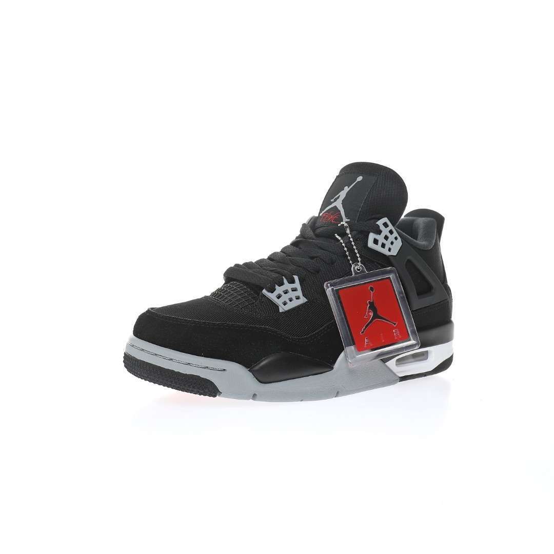 Nike Air Jordan 4 Retro"Black Canvas" - Imagen 8