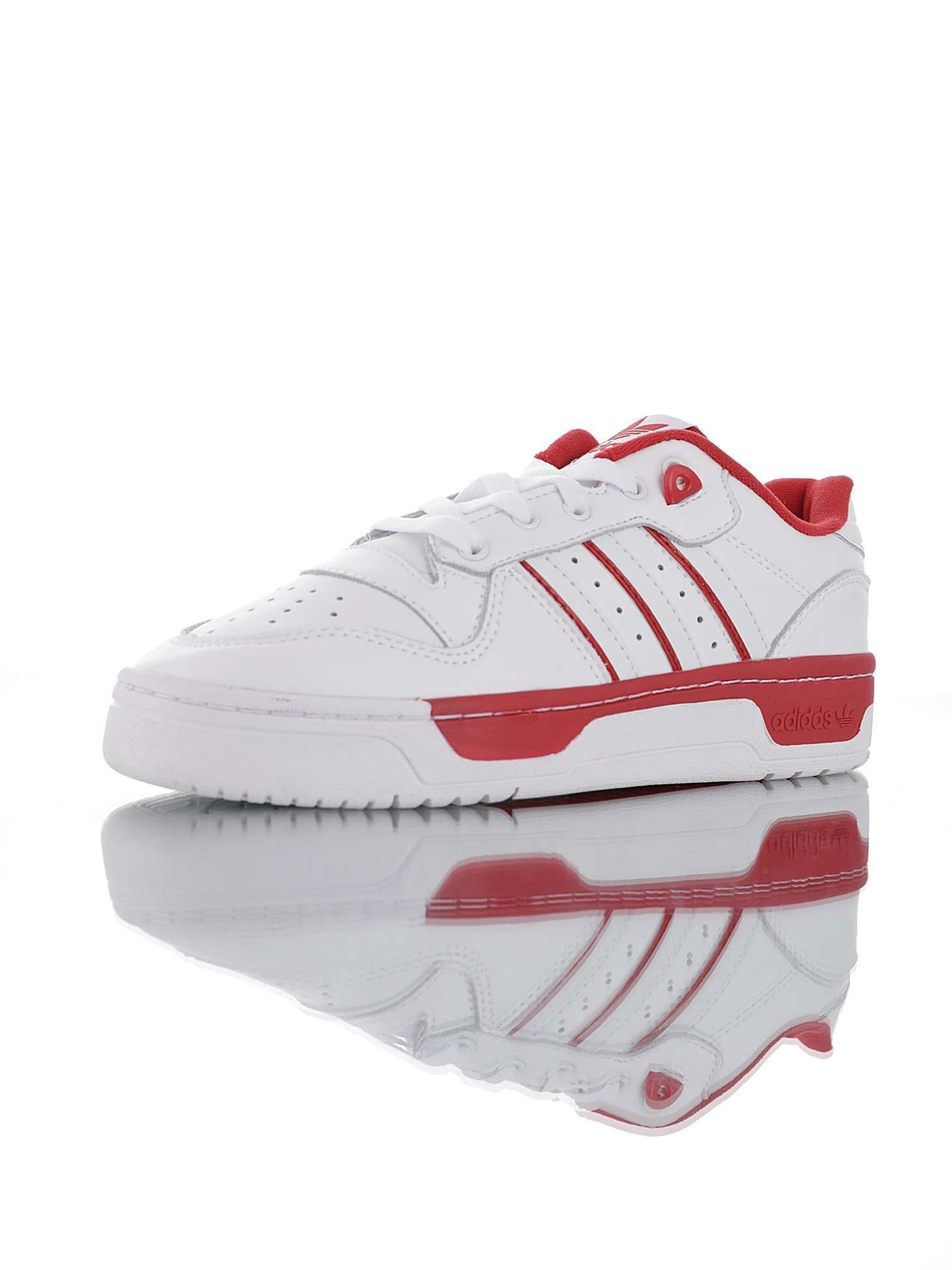 Alternative view of Adidas Originals Rivalry Low "Blanco/Rojo"