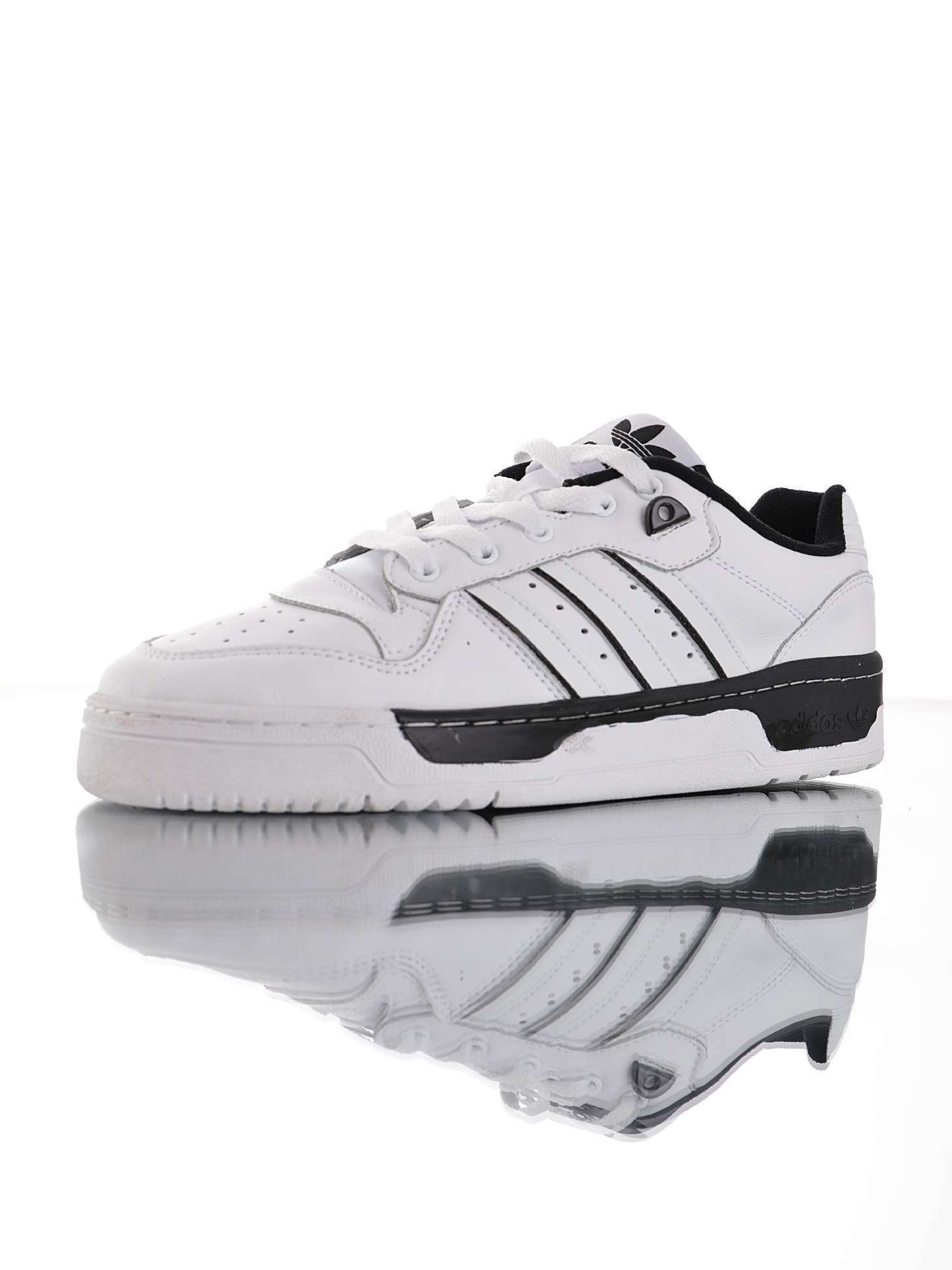 Alternative view of Adidas Originals Rivalry Low "Blanco/Negro"