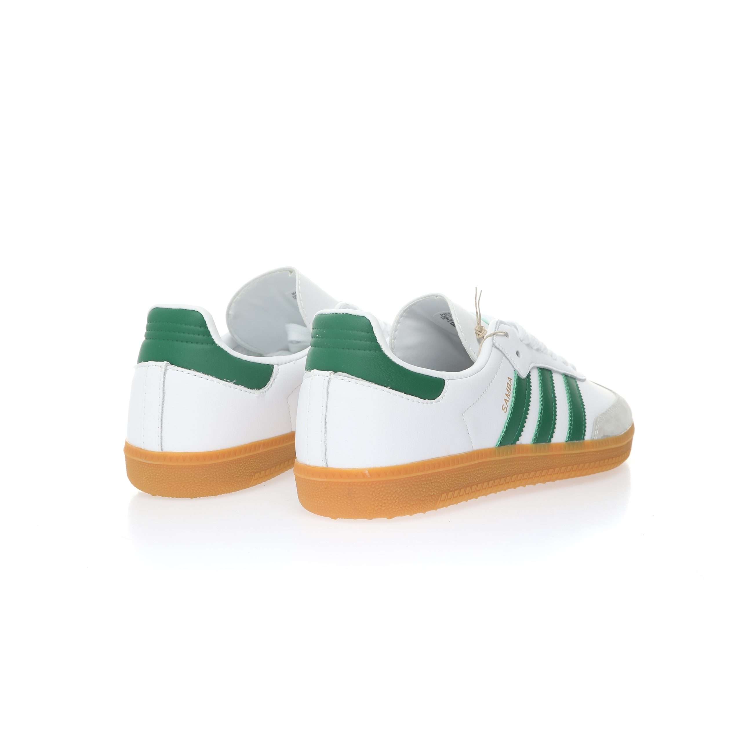 Adidas Samba OG "Blanco/Verde" - Imagen 4