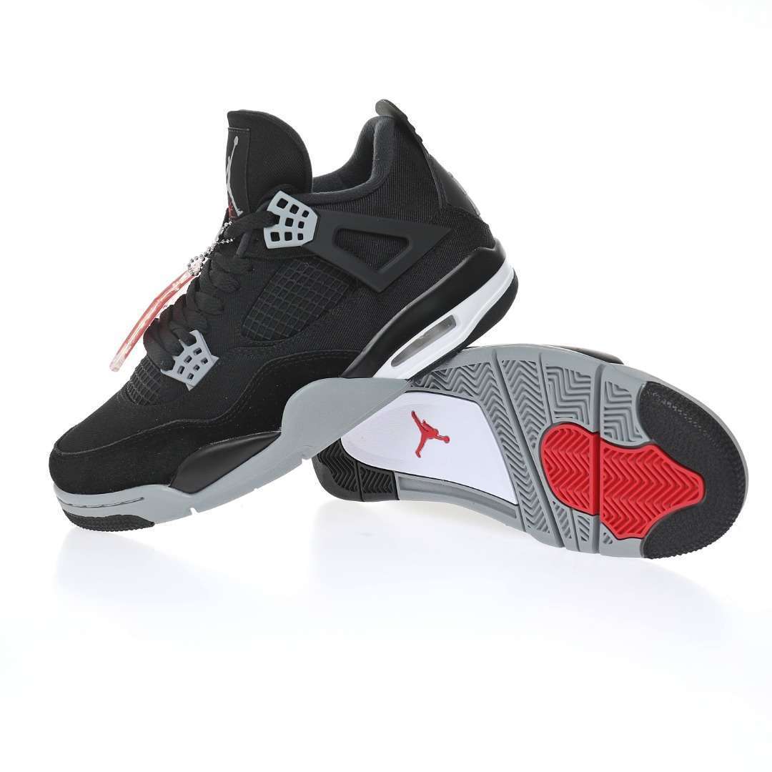 Nike Air Jordan 4 Retro"Black Canvas" - Imagen 10