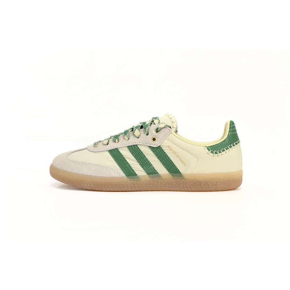 Wales Bonner x adidas Originals SAMBA Blancas y Verdes