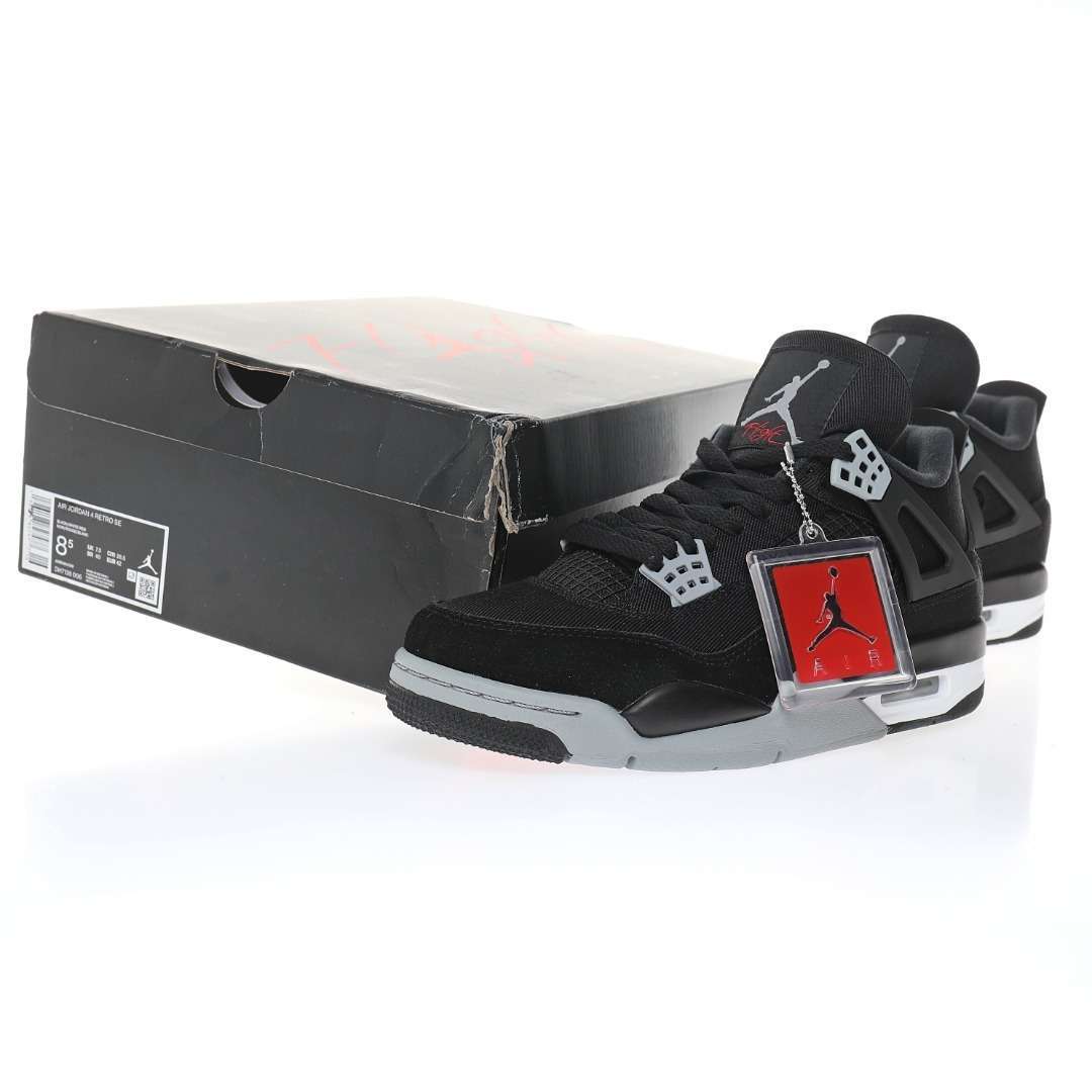 Nike Air Jordan 4 Retro"Black Canvas" - Imagen 11