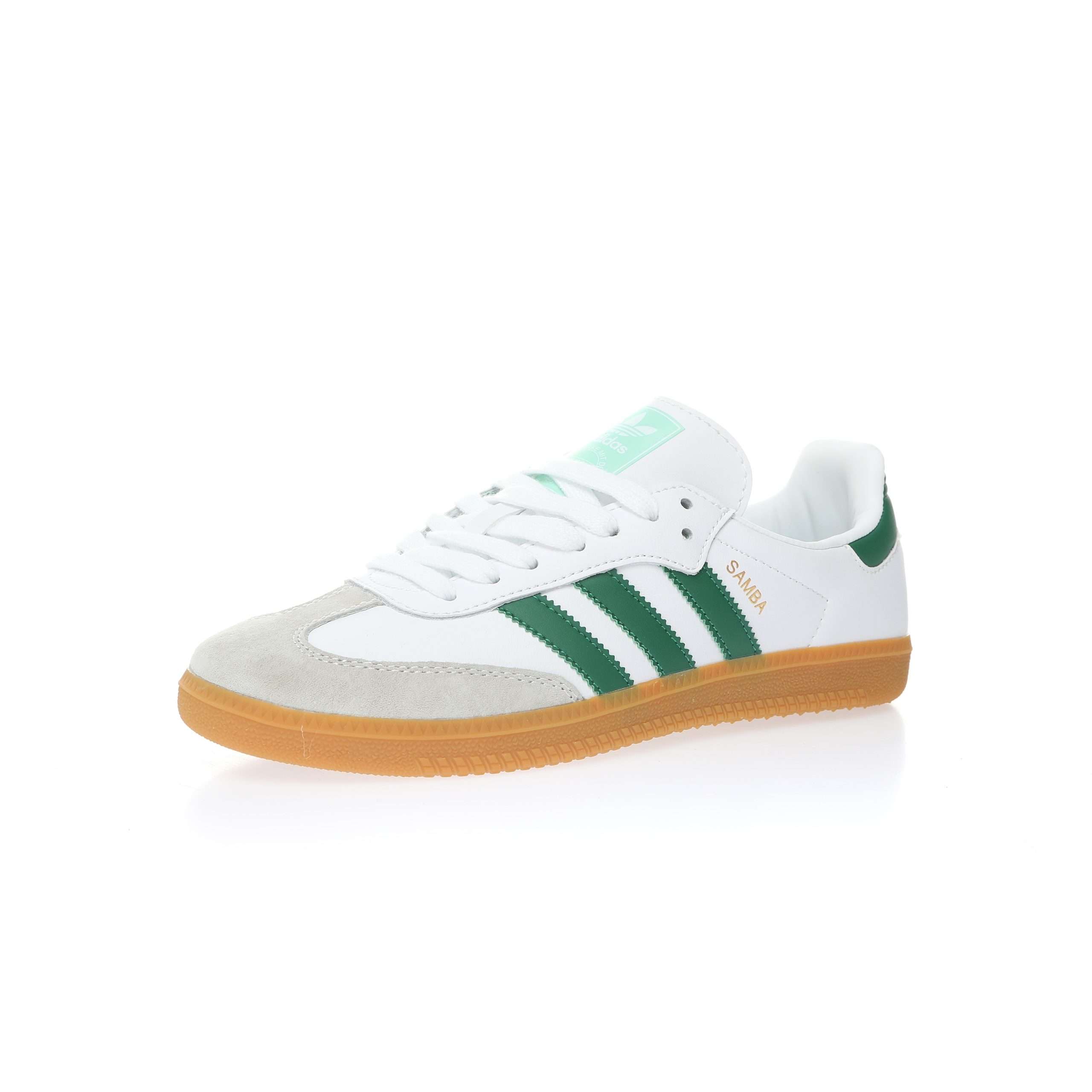 Adidas Samba OG "Blanco/Verde" - Imagen 9