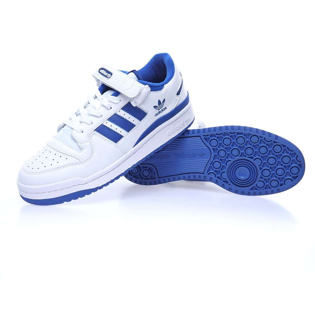 Alternative view of Adidas Forum "Blanco/Azul Oscuro"