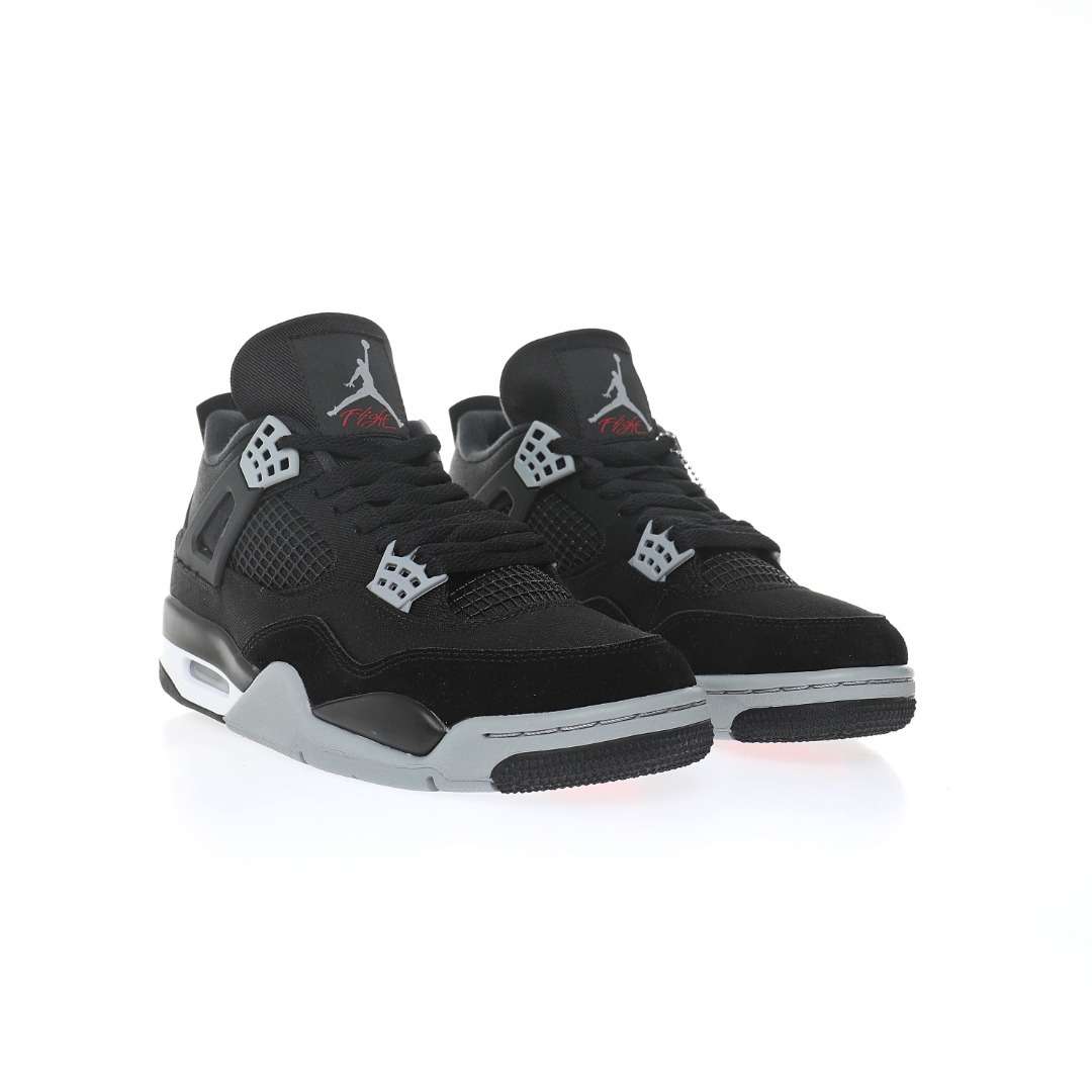 Nike Air Jordan 4 Retro"Black Canvas" - Imagen 4