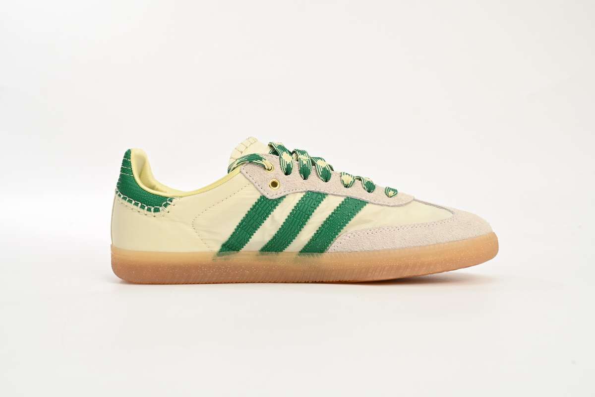 Wales Bonner x Adidas Originals Samba Blanco y Verde - Imagen 2