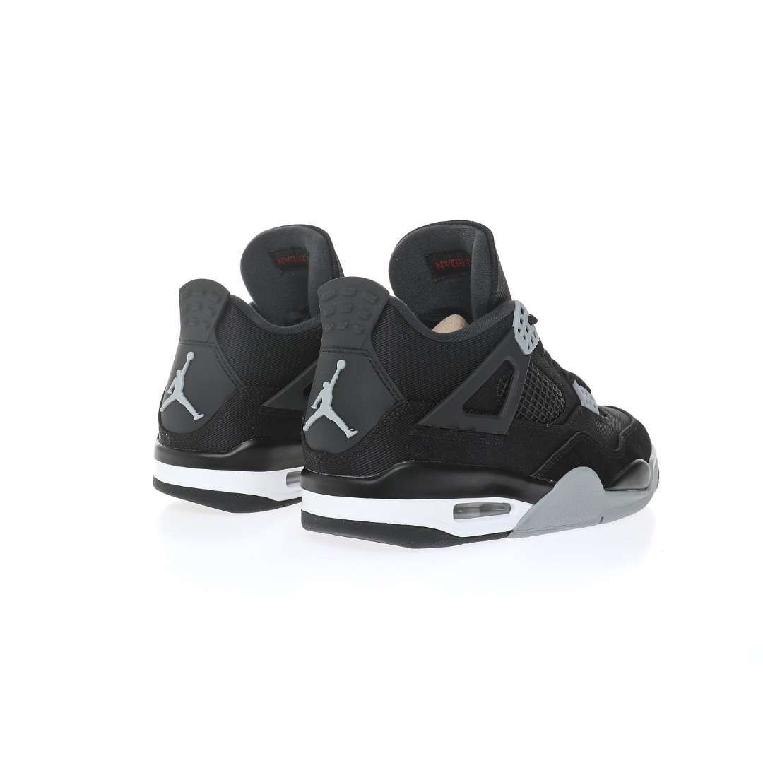 Nike Air Jordan 4 Retro"Black Canvas" - Imagen 3