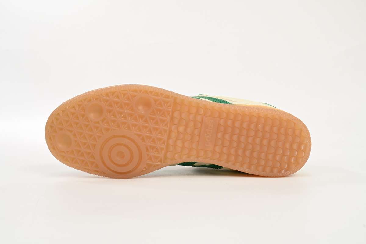 Wales Bonner x Adidas Originals Samba Blanco y Verde - Imagen 3