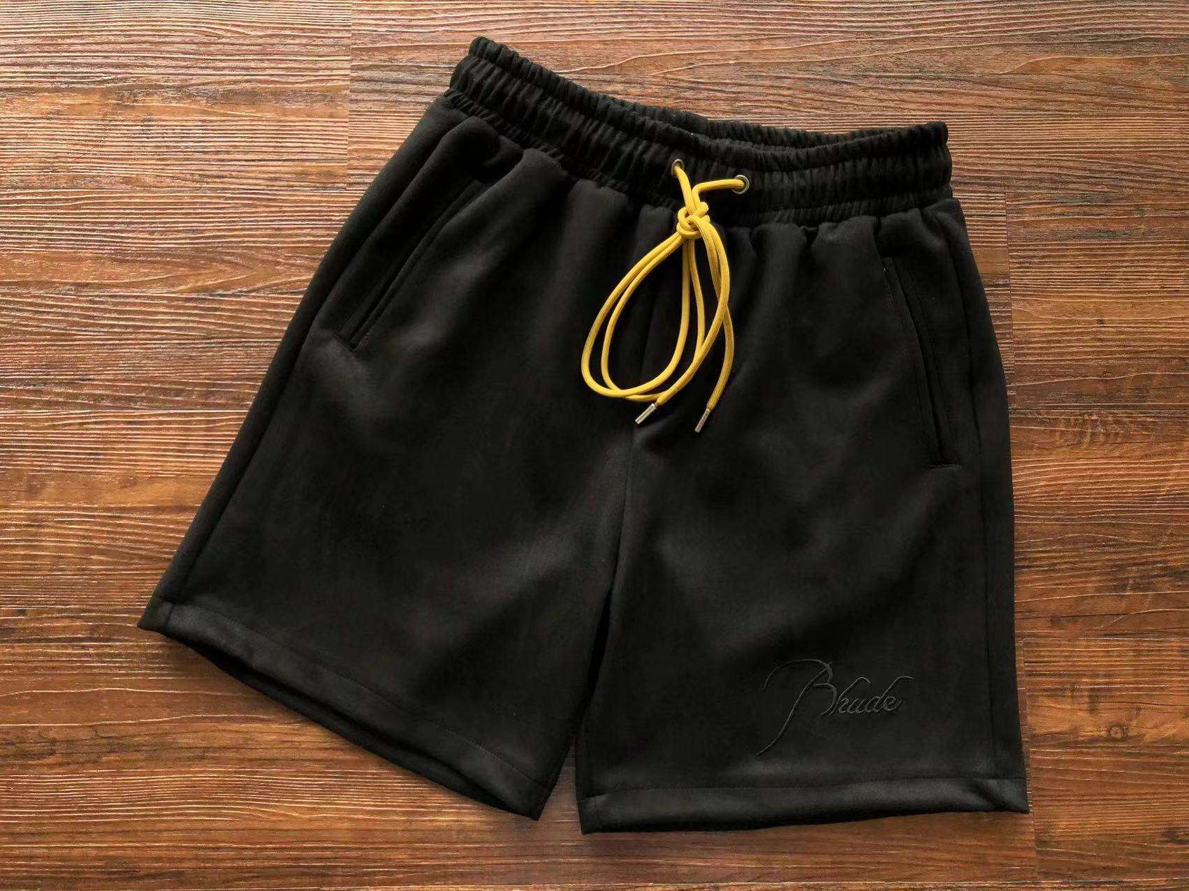 Pantalones Cortos Rhude Triple Black - Imagen 4