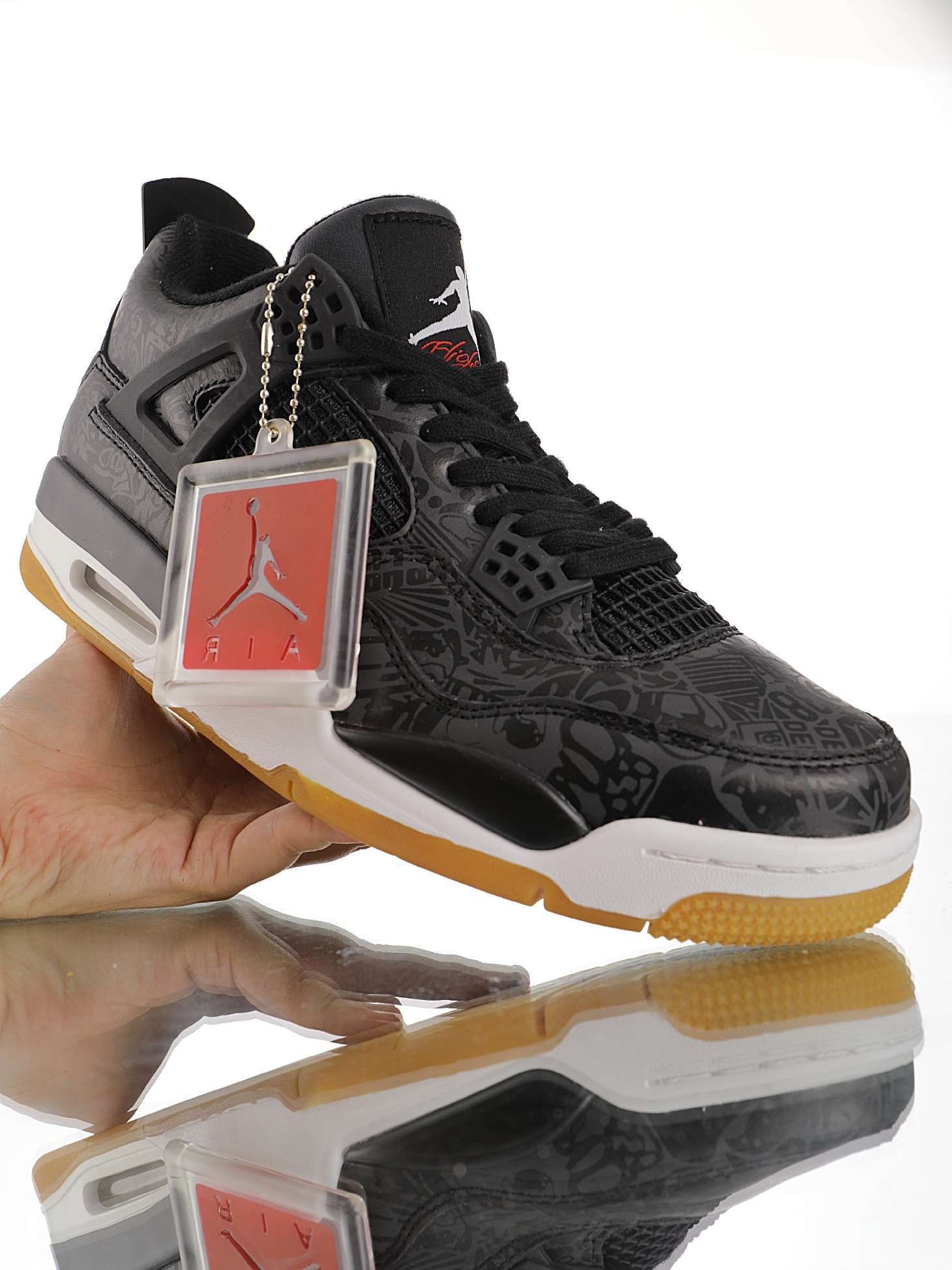Nike Air Jordan 4 SE Laser "Black Gum" - Imagen 6