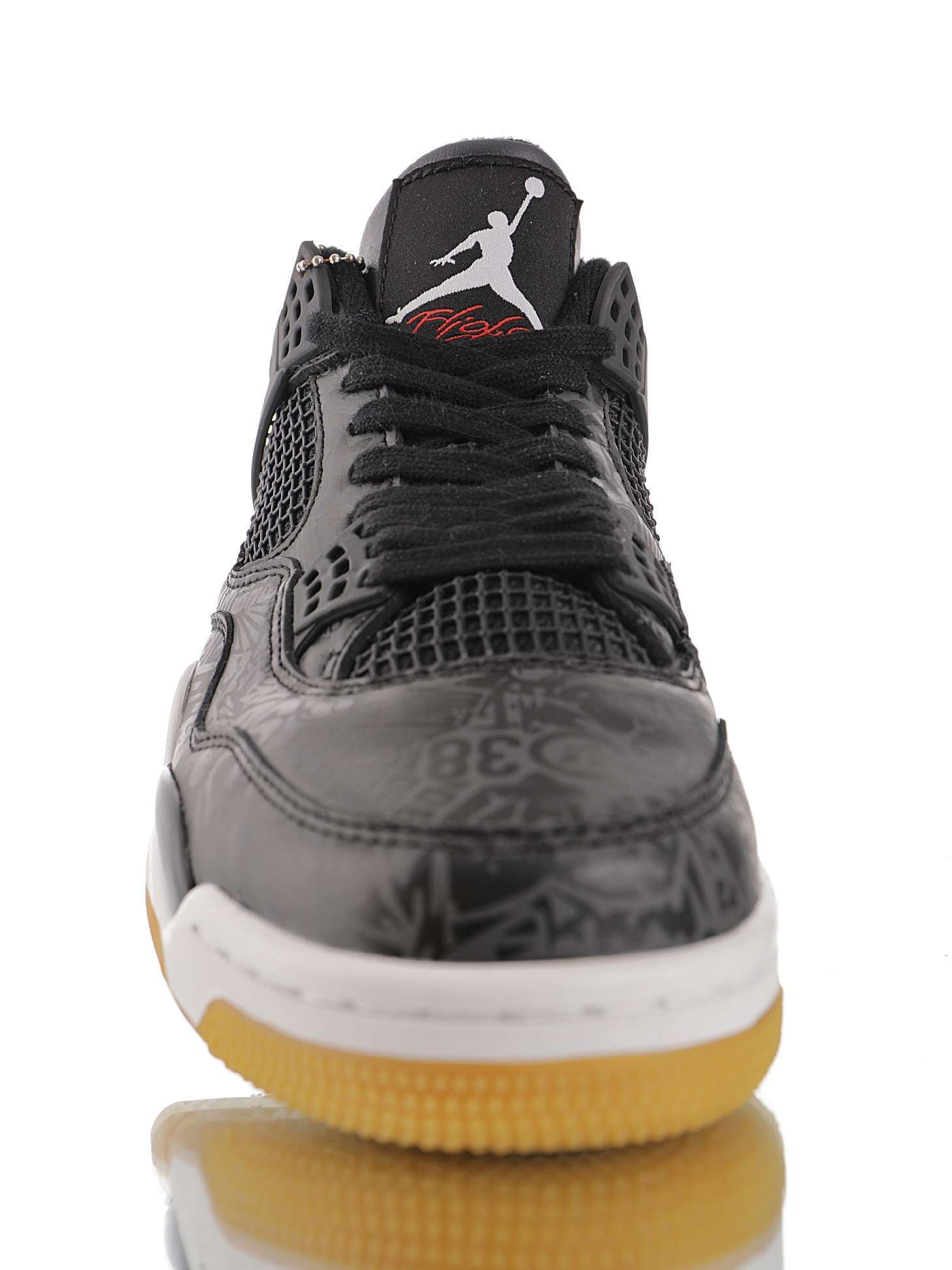 Alternative view of Nike Air Jordan 4 SE Laser "Black Gum"