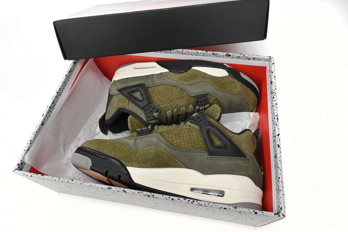 Alternative view of Air Jordan 4 Craft “Olive”