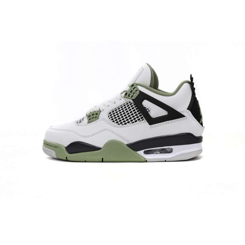 Air Jordan 4 WMNS “Oil Green”Seafoam