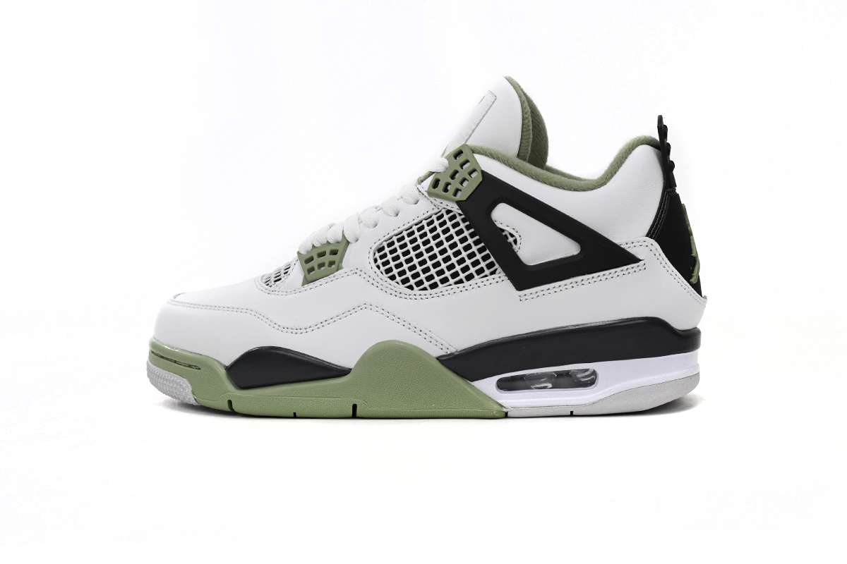 Air Jordan 4 WMNS “Oil Green”Seafoam