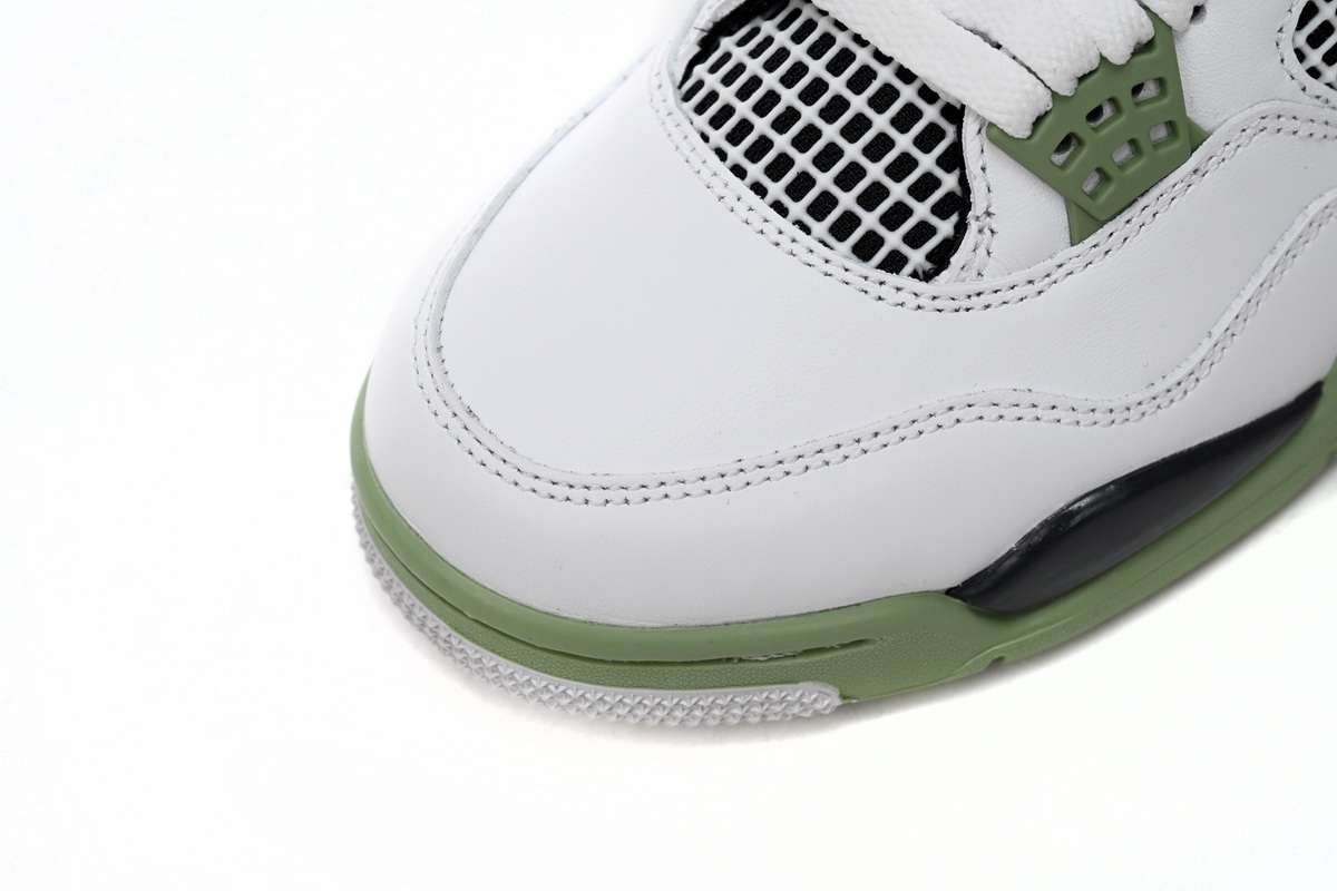 Air Jordan 4 WMNS “Oil Green”Seafoam - Imagen 6